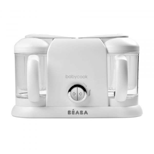 Robot cuiseur bébé babycook duo white silver Beaba