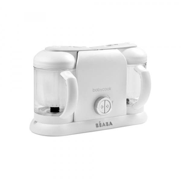 Robot cuiseur bébé babycook duo white silver Beaba
