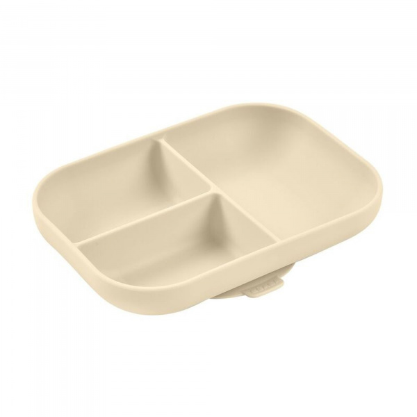 Assiette compartimentée bébé silicone argile Beaba