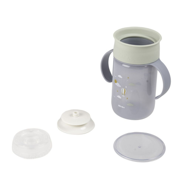 Tasse d’apprentissage 360° avec anses 340 ml adventure Beaba