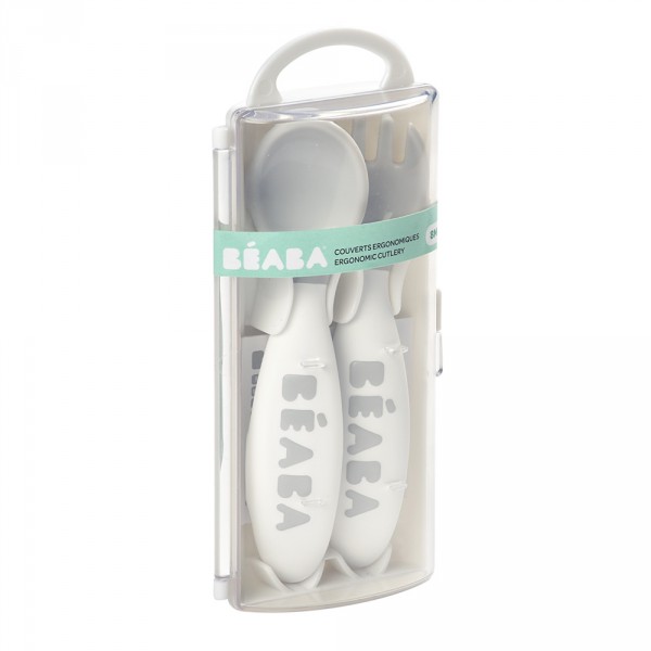Set de 2 couverts ergo 2ème âge light mist Beaba