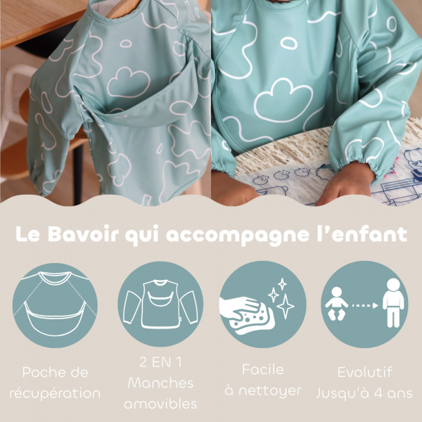 Coffret premier repas bébé vert sauge Beaba
