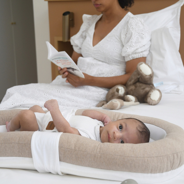 Réducteur de lit cocoony argile chiné Beaba