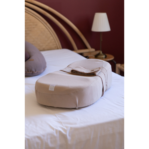 Cocon ergonomique bébé cocoonababy 10° fleur de coton avoine Beaba