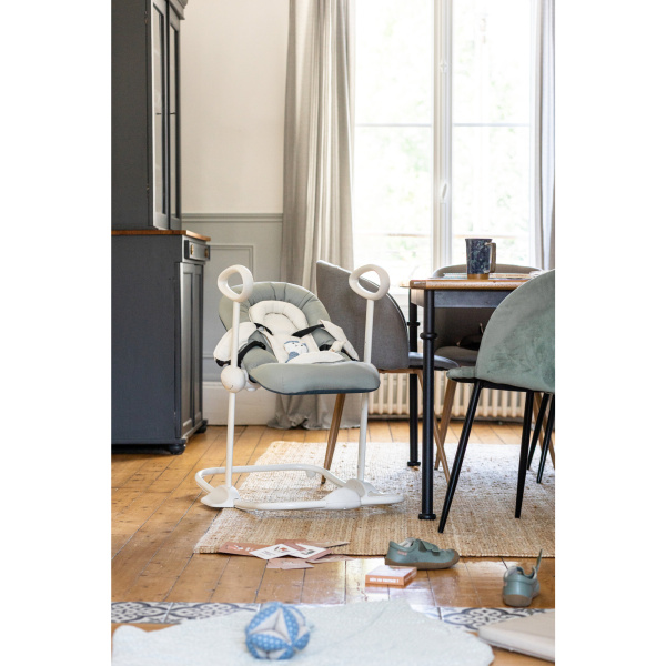 Transat bébé up & down v4 vert de gris Beaba