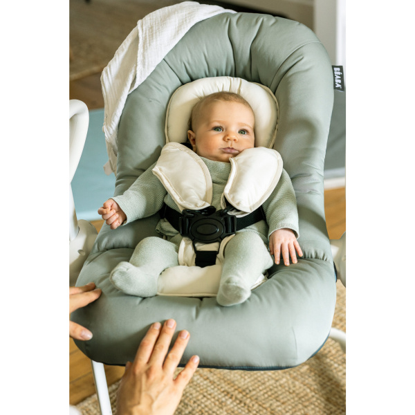 Transat bébé up & down v4 vert de gris Beaba