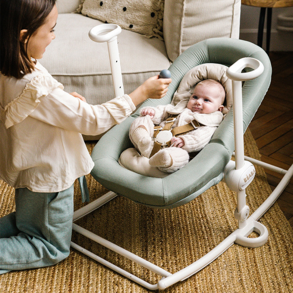 Transat bébé up & down plus lichen Beaba