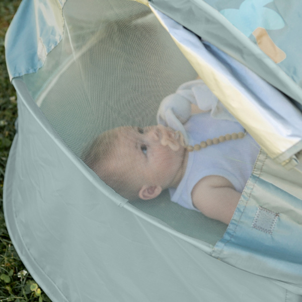 Tente anti uv bébé breezynest 0-24 mois lichen Beaba