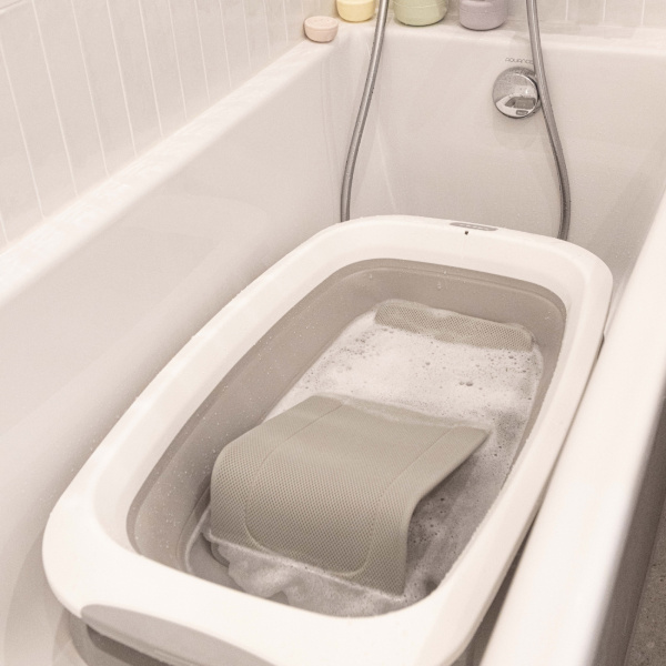 Transat de bain ergonomique transatdo gris velours Beaba