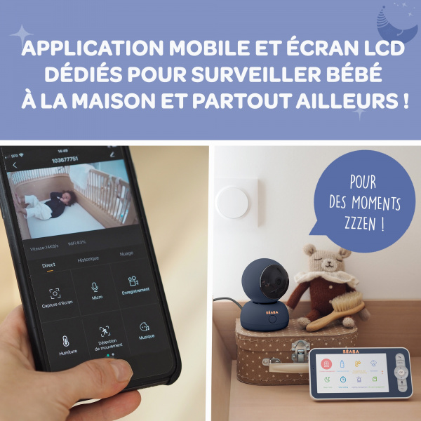 Caméra supplémentaire pour babyphone zen premium v2 night blue Beaba