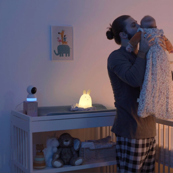 Babyphone vidéo zen night light white Beaba