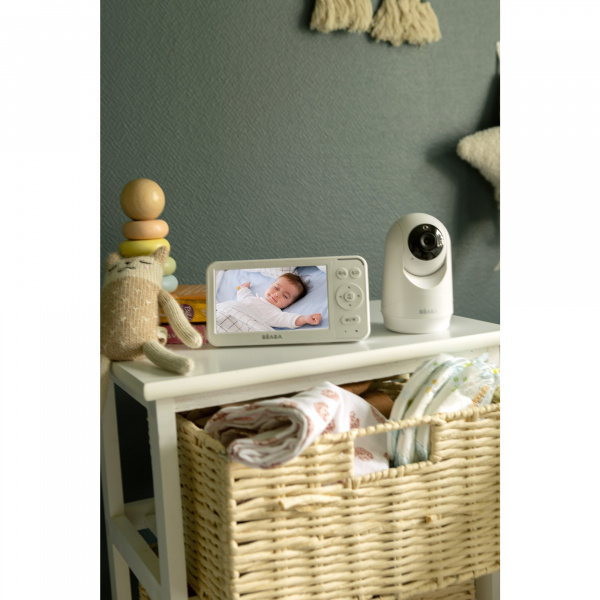 Écoute-bébé vidéo zen +2 blanc Beaba