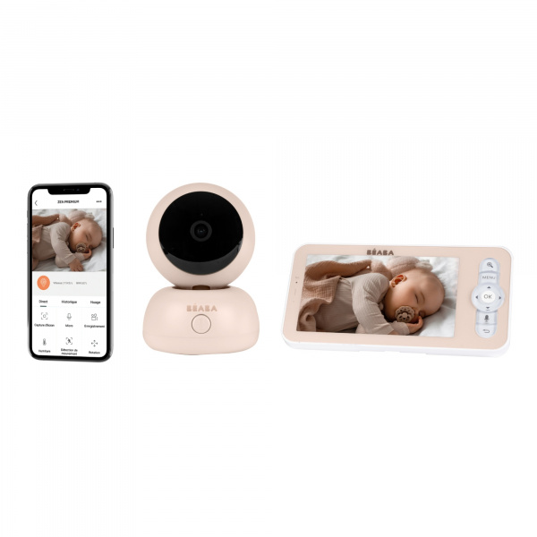 Babyphone vidéo zen premium 2 terre d'argile Beaba