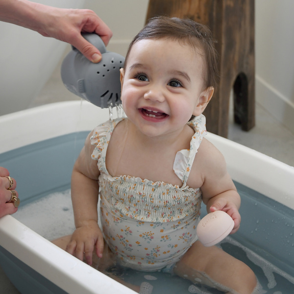 Coffret de 4 jouets de bain avec rangement silicone multicouleurs Beaba