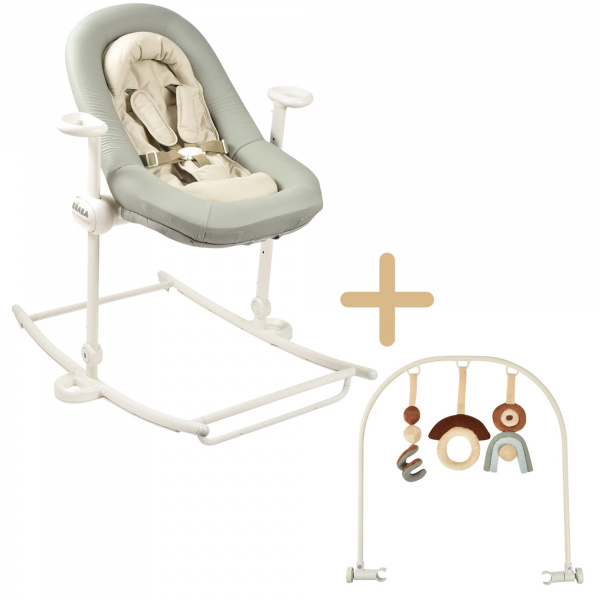 Transat bébé up & down plus lichen Beaba