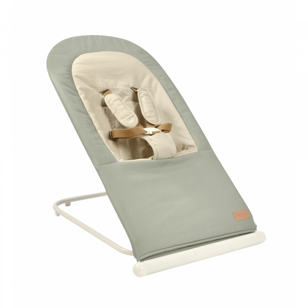 Transat pliable eazy relax lichen + couverture coeurs 80 x 100 cm + doudou ourson teddy bouclette beige Beaba