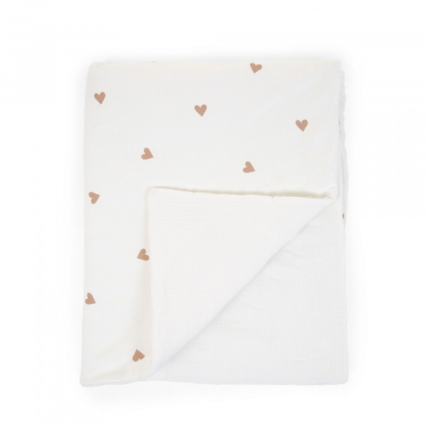 Transat pliable eazy relax lichen + couverture coeurs 80 x 100 cm + doudou ourson teddy bouclette beige Beaba