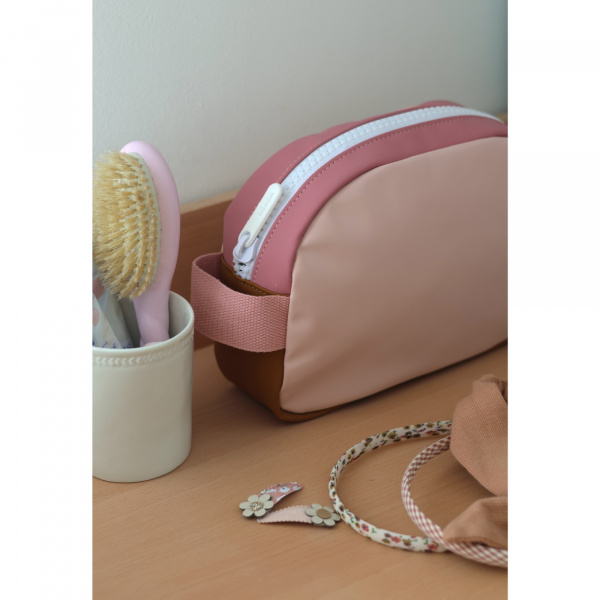 Trousse de toilette faro dusty rose Beaba