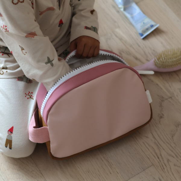 Trousse de toilette faro dusty rose Beaba
