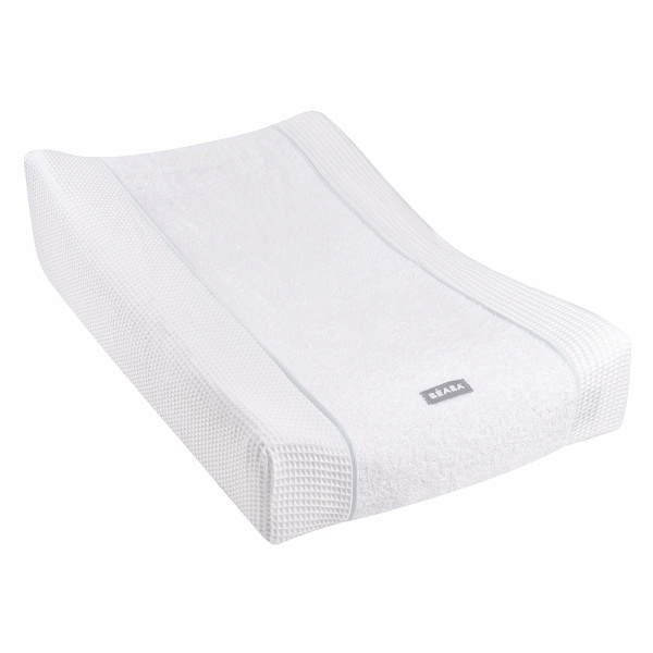 Housse de matelas à langer sofalange white Beaba