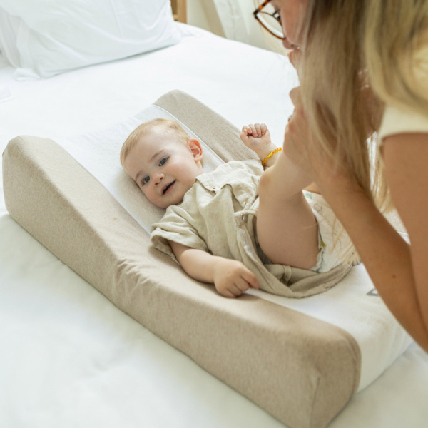 Housse de matelas à langer sofalange terre d'argile Beaba