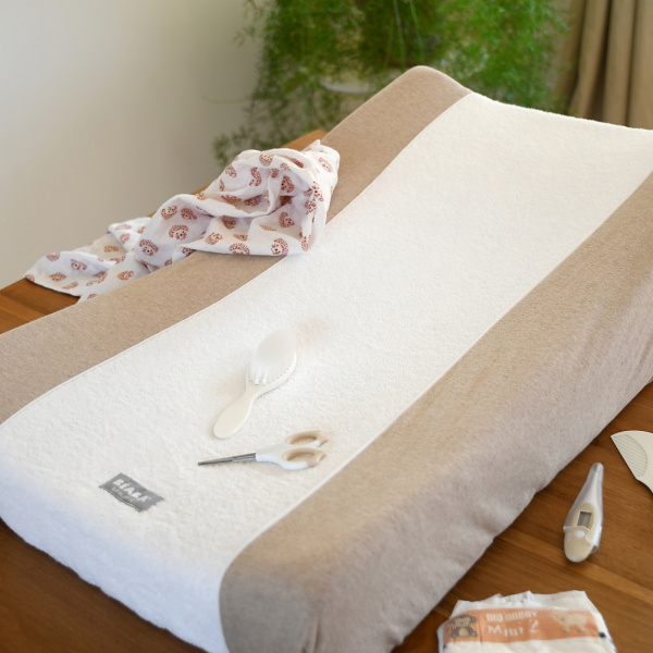Housse de matelas à langer sofalange terre d'argile Beaba