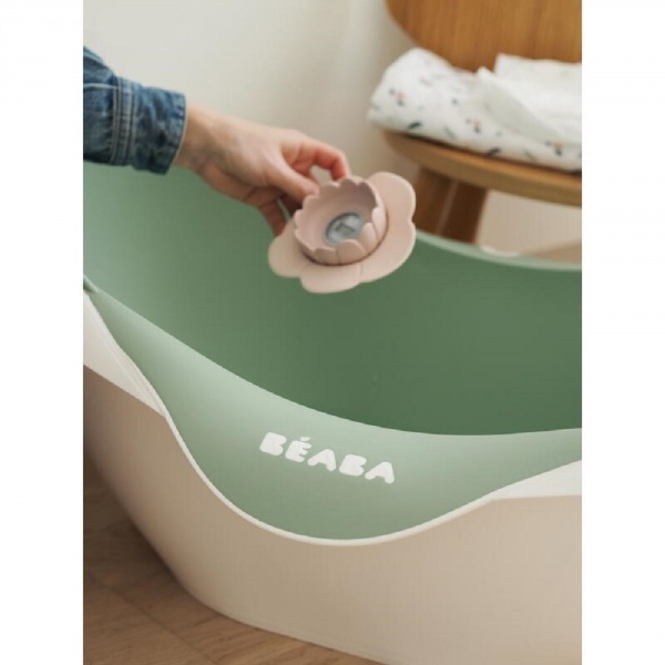 Baignoire bébé camélé'o minéral sage green Beaba