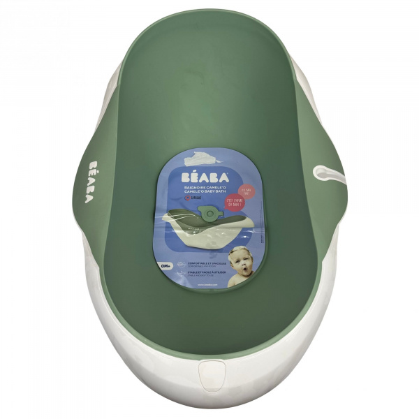 Les imparfaits - baignoire bébé camélé'o minéral sage green Beaba