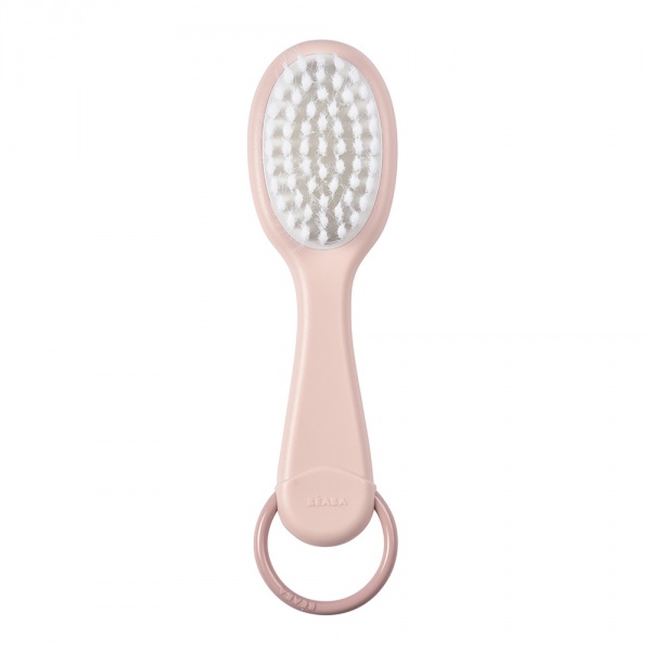 Peigne + brosse old pink Beaba