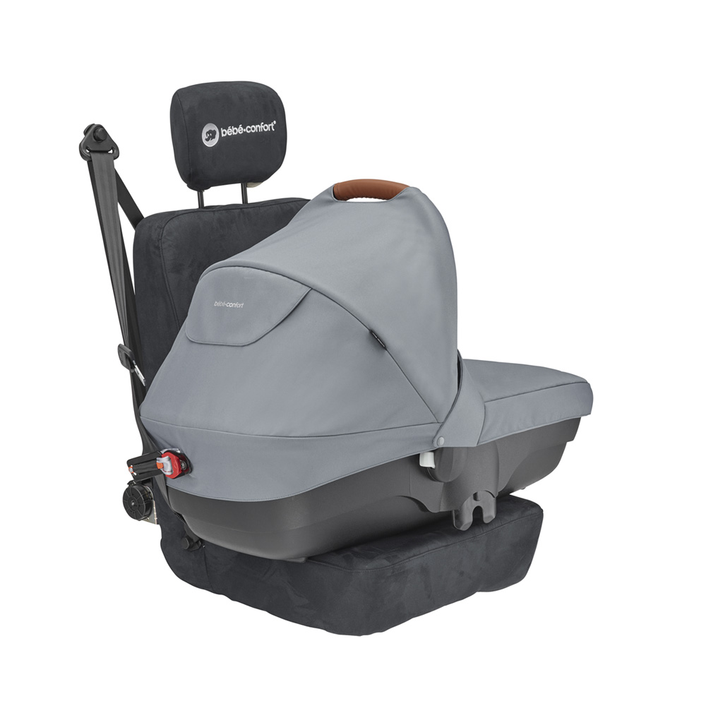 Nacelle BEBE CONFORT Amber, Groupe 0, Utilisable en voiture, Confortable,  Sécuritaire, 0-6 mois (environ 10kg), Graphite