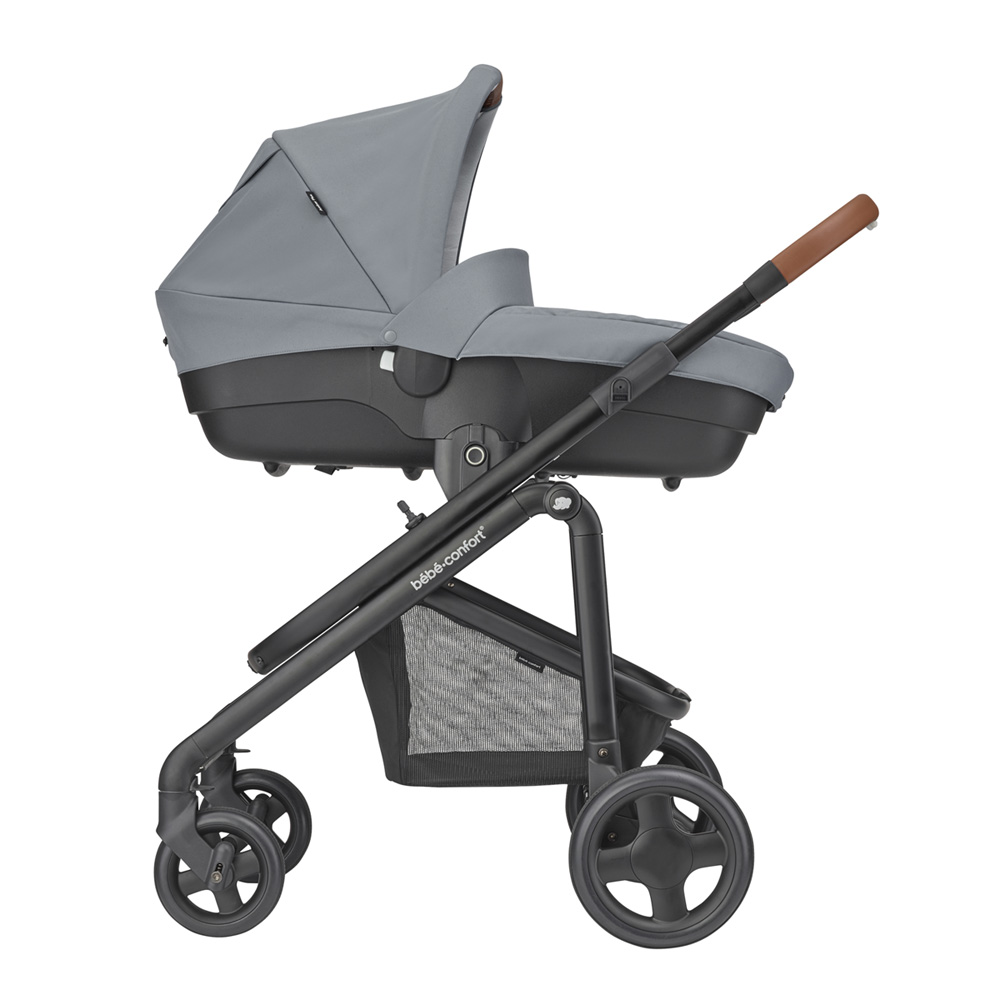 Nacelle BEBE CONFORT Amber, Groupe 0, Utilisable en voiture, Confortable,  Sécuritaire, 0-6 mois (environ 10kg), Graphite