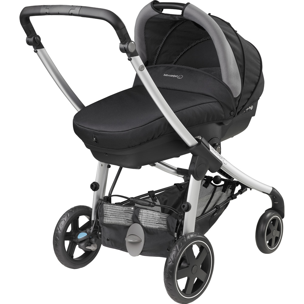 Poussette combiné trio elea streety compacte black raven 2015 de Bebe ...