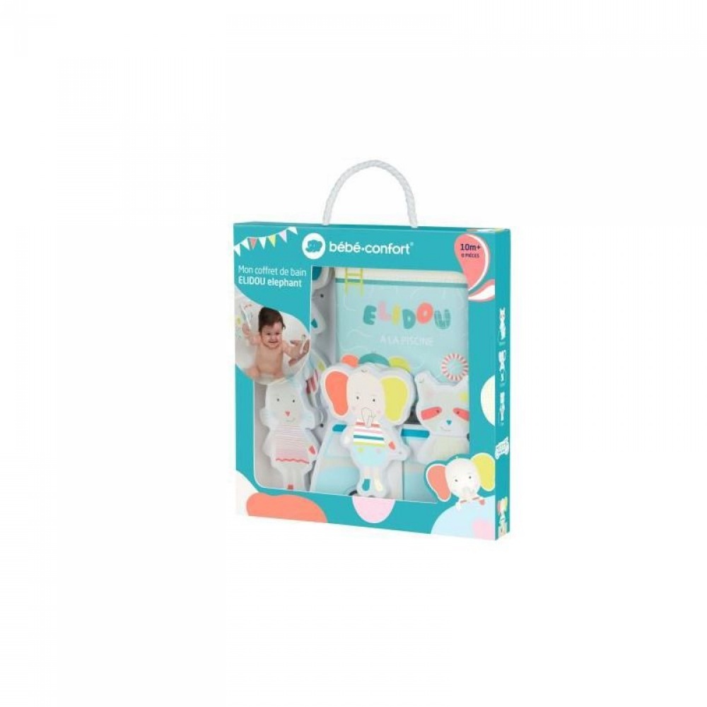 Coffret jouets de bain elidou éléphant de Bebeconfort sur allobébé