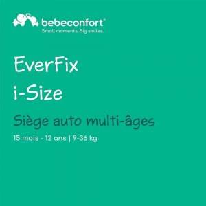 Siège auto everfix tinted black Bebeconfort