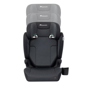 Rehausseur evo 2-in-1 i-safe tinted black Bebeconfort