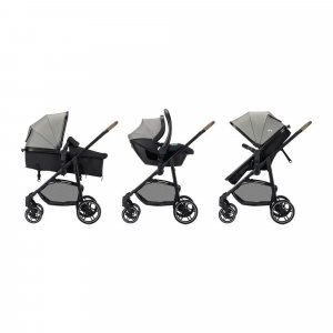 Poussette trio haze luxe tinted grey Bebeconfort