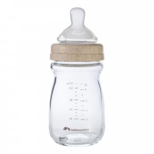 Biberon physio air eco verre 130 ml sand Bebeconfort