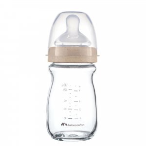 Biberon physio air eco verre 130 ml sand Bebeconfort