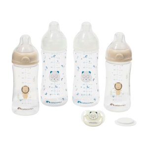 Coffret biberons physio air grow with me Bebeconfort