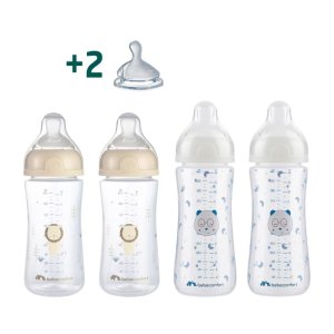 Coffret biberons physio air grow with me Bebeconfort