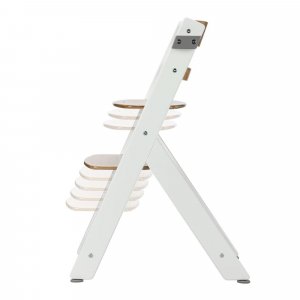 Chaise haute évolutive timba² light wood avec coussin beige Bebeconfort