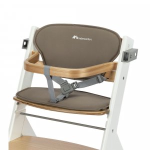 Chaise haute évolutive timba² light wood avec coussin beige Bebeconfort