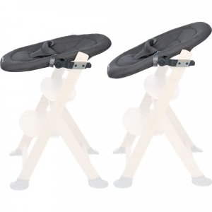 Chaise haute évolutive 2-en-1 timba wood avec coussin beige Bebeconfort