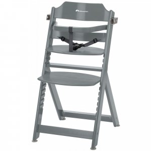 Chaise haute évolutive 2-en-1 timba warm grey + transat mineral graphite Bebeconfort