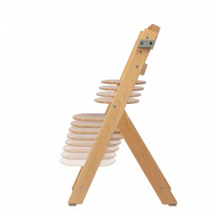 Chaise haute évolutive timba + coussin beige Bebeconfort