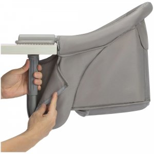 Siège de table malva mineral gray Bebeconfort