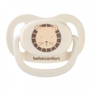 Lot de 2 sucettes physiologiques silicone air confort 0-6 mois sand Bebeconfort