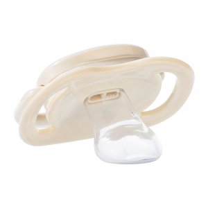 Lot de 2 sucettes physiologiques silicone air confort 0-6 mois sand Bebeconfort