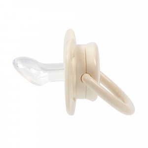 Lot de 2 sucettes physiologiques silicone air confort 0-6 mois sand Bebeconfort