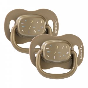 Lot de 2 sucettes réversible silicone 0-6 mois Bebeconfort